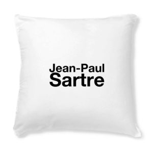 Housse de Coussin Sartre