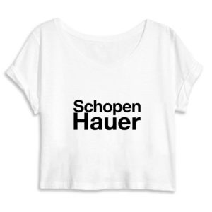 Crop Top Femme Schopenhauer