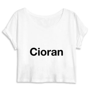 Crop Top Femme Cioran